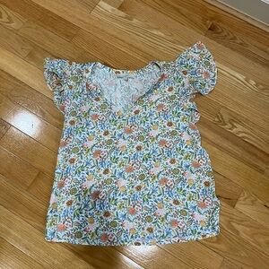 LOFT Multicolor Floral Top